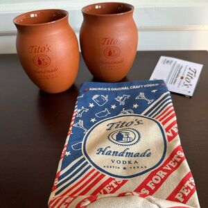 Tito’s Vodka | Terracotta Mug Set & Bottle Bag